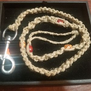 Hemp dog leash